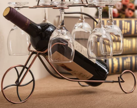 【狂欢价】家居用品红酒架摆件房间酒柜装饰品...