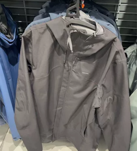 迪卡侬MH150冲锋衣,全新,黑色,2XL...