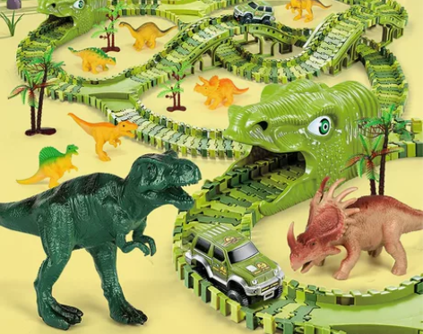 特价出】纽奇恐龙盘山轨道车小火车工程款电动...