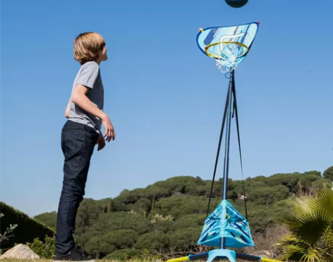 迪卡侬正品便携篮板室外儿童娱乐启蒙篮板户外...