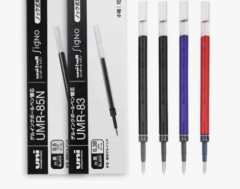 日本进口三菱K6笔芯UMR-83/85N按...