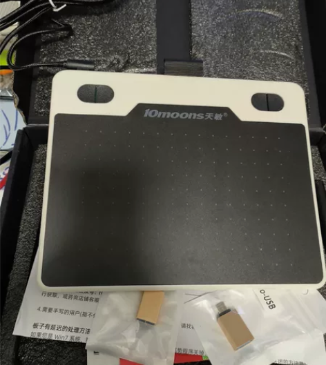 天敏T503数位板可连手机手绘板电脑绘画绘...