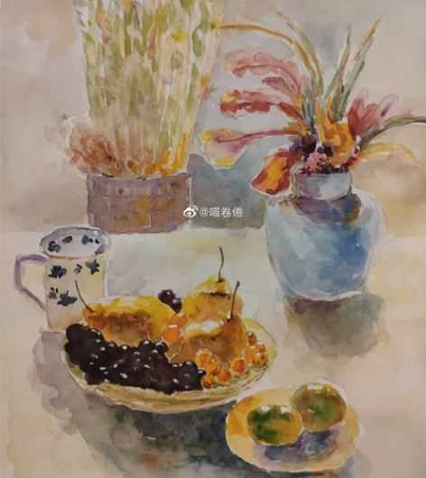 手绘画 家装画 水彩彩铅画  按要求尺寸大...