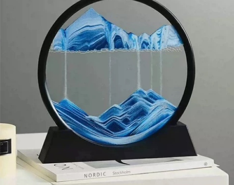 包邮处理厂家倒闭清仓处理一批沙漏网红摆件流沙画， 客厅卧室，...