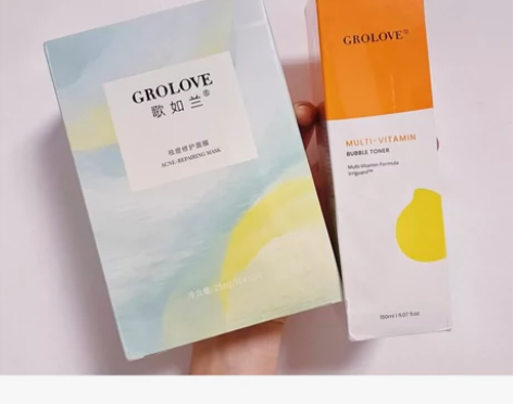 Grolove歌如兰祛痘修护面膜舒缓淡温和...