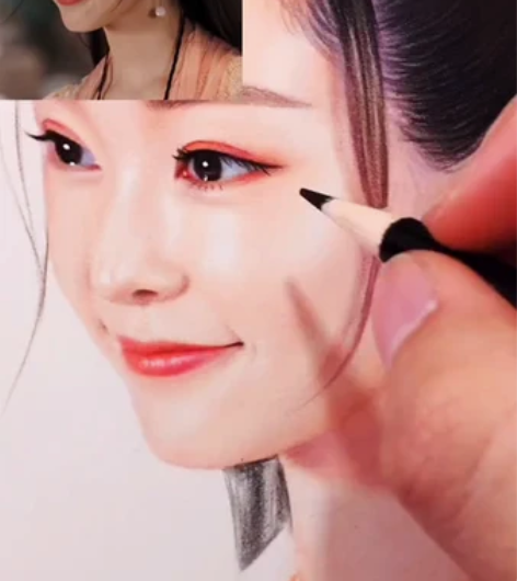 彩铅画#肖像画#头像#彩铅定制#手绘【纯手...