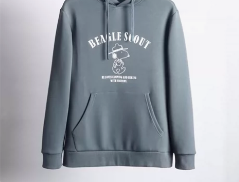 史努比系列！太空棉+时尚压胶印花！海澜之家...