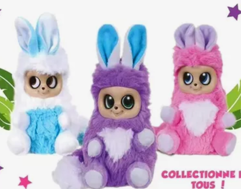 出口原单美国baby bush小兔子指偶公...