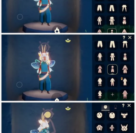 （已出欣赏）  光遇测试服白鸟四件套号 b...