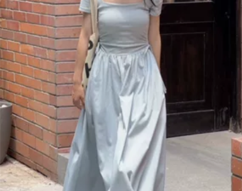 Lienni2022夏季新款极简风高腰显瘦...