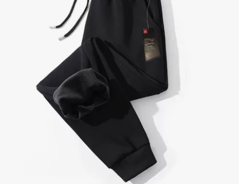 断码清仓 全新纯棉加绒保暖卫裤男士休闲裤2...