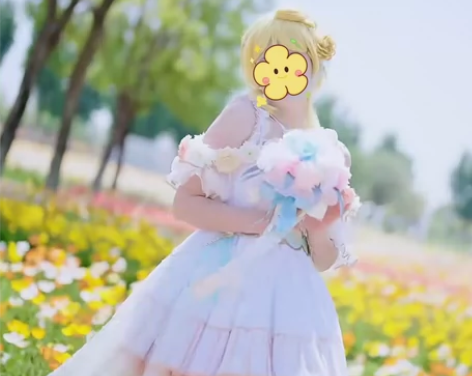 【租】绝色漫家鲜花节绘里L码，袖子找原店家改大了不会勒胳膊 ...