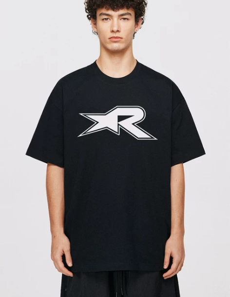 RASS基础星星短袖T恤