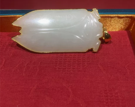 汉代高古玉玉蝉金包蝉鎏金玉蝉 汉八刀玉蝉，...