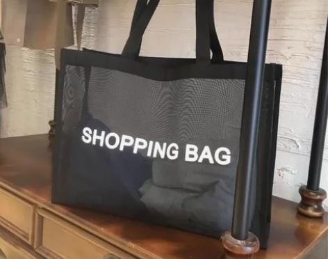 网纱购物袋 时尚ins风 尼龙健身沙滩化妆...