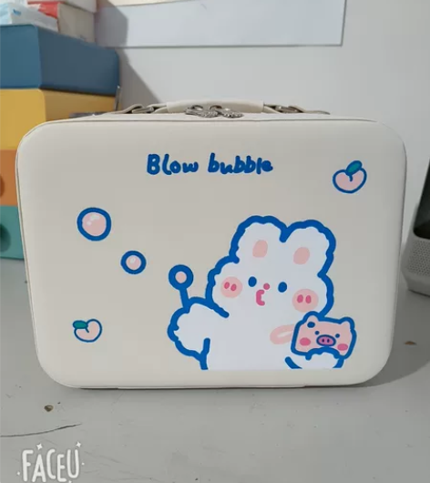 多功能化妆箱可爱高级感女便携超大容量品化妆...