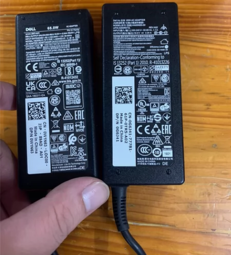 二手原装Dell戴尔65w小口带针电源适配...