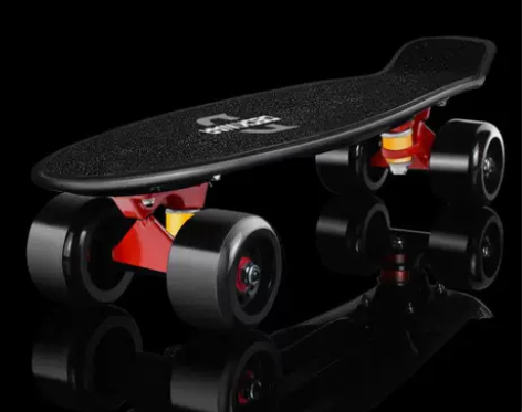 小鱼板滑板初学者女生香蕉板成人女孩四轮滑板...