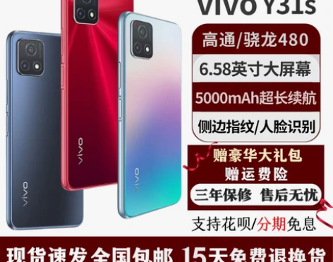vivo Y31S 千元5G新款大电池大内...