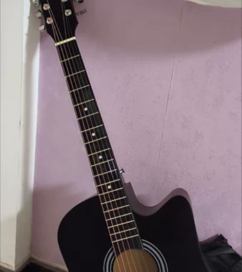 吉他吉他初学者单板41寸38寸民谣木吉它新...