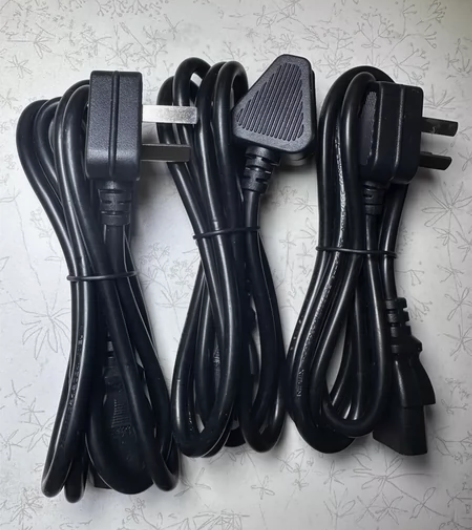 包邮电脑电源线 电脑主机电源线品字显示器电...