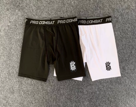 乔治美式篮球打底紧身裤五分男速干跑步运动田...