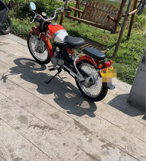 国美皮皮侠125复古摩托车，原价8680元...