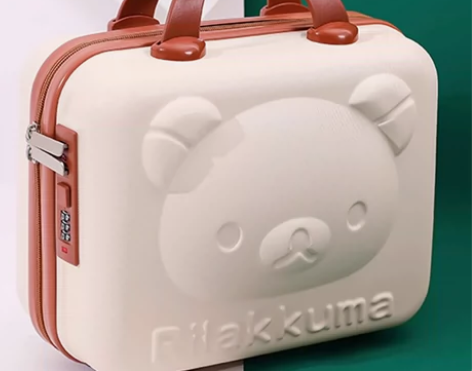 手提行李箱化妆小箱子包14寸卡通可爱动漫密...