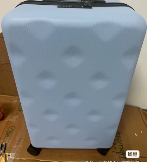 不莱玫行李箱22plus浅蓝色拉杆箱大容量旅行箱 官网全新正...