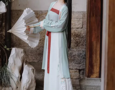 出汉服 茗月萱原创汉服女宋裤裙褙子四件套日...