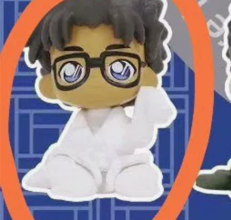 包邮全新Q版坐姿名侦探柯南新一京极真盲盒扭...