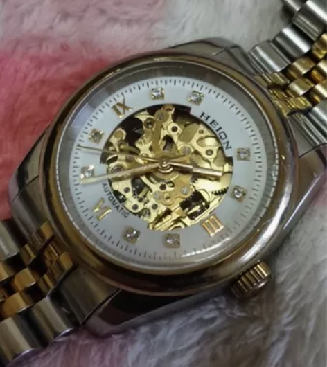 HE1QN手表，男款机械表，镂空手表，全自...