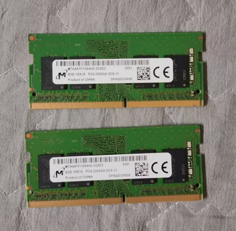 镁光 ddr4 3200 16G (8x2...