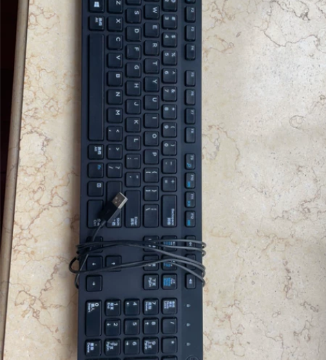 Dell kb216d有线键盘，9成新无包...