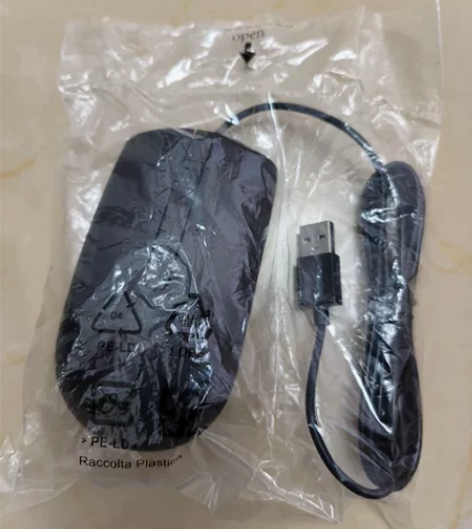 戴尔USB有线鼠标，黑色，型号MS116T...