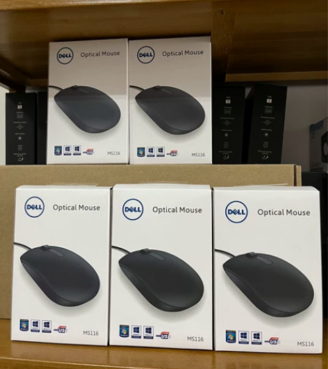 原装DELL戴尔有线鼠标MS116全新货，...