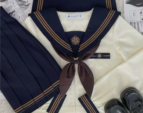 不单出【岁樱】城南诗中意原创学院风套装日系...