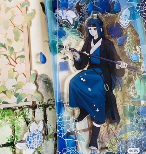 已出 联系用）现货出无限蓝溪镇立牌 罗小黑...