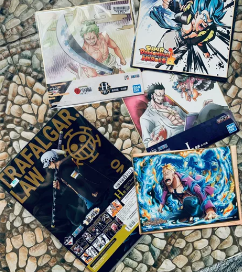 正版bandai万代龙珠海贼王一番赏色卡文...