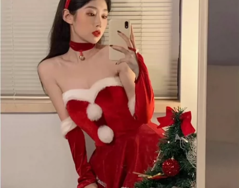 ?cosplay圣诞节兔女郎制服性感夜店派...