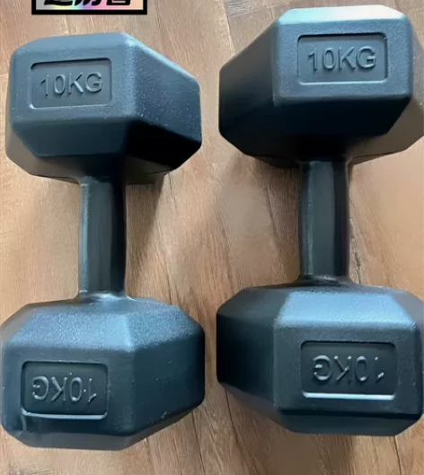 低价出一批全新未拆封六角哑铃！ 包胶哑铃材...