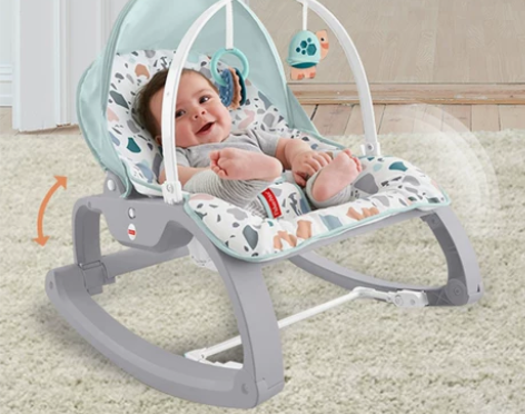 新年礼物费雪婴儿摇椅新生儿摇篮躺椅安抚椅婴...