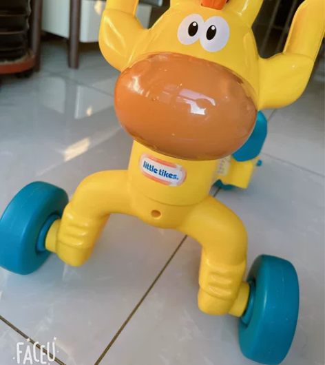 littletikes小泰克长颈鹿三轮脚踏...