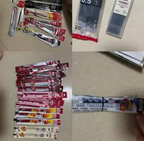 按动笔芯1.5元2支，三菱uni按动笔芯3...