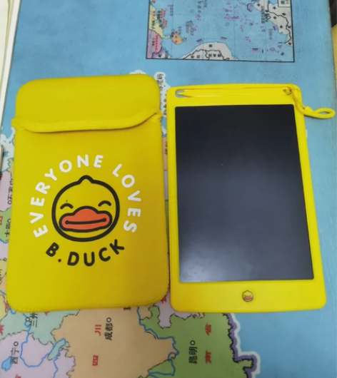B.Duck小黄鸭儿童彩色液晶画板手写板涂...
