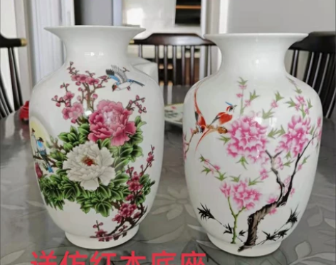 景德镇陶瓷花瓶装饰品，花瓶摆件。全新的，低...