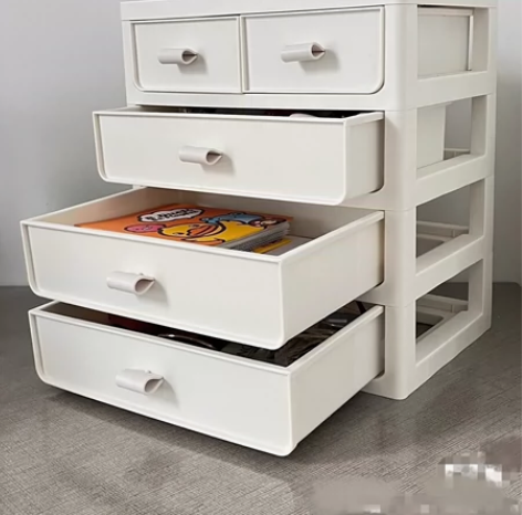 #桌面收纳加厚收纳盒桌面ins抽屉式学生宿...