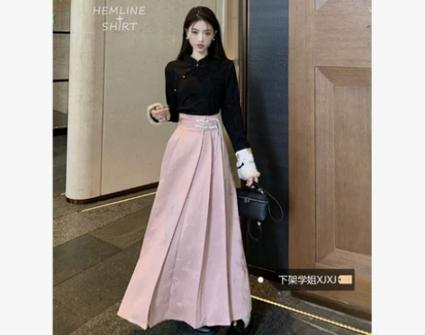 新中式国风气质套装女春季2024新款复古盘...