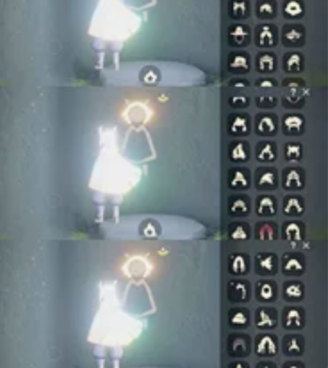 光遇全图10季魔法耳坠白鸟武士裤蝙蝠白金绒...