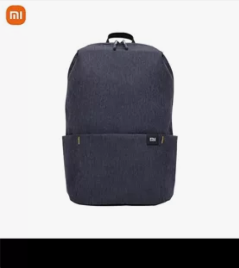小米背包,10L黑色,极简170克,四级防...